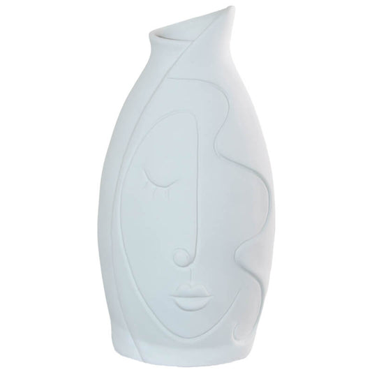 ABSTRACT FACE VASE 24CM