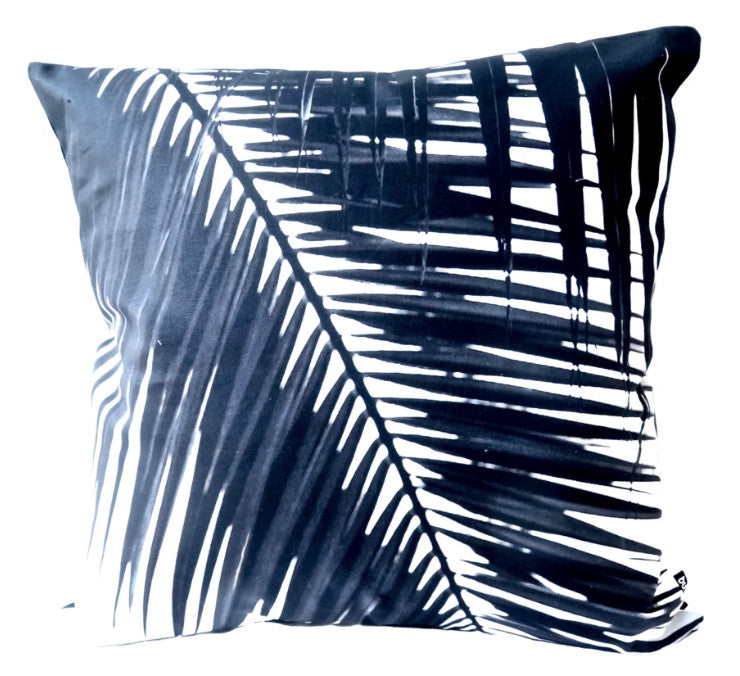 Palm Leaf (Black) Scatter Cushion Cover