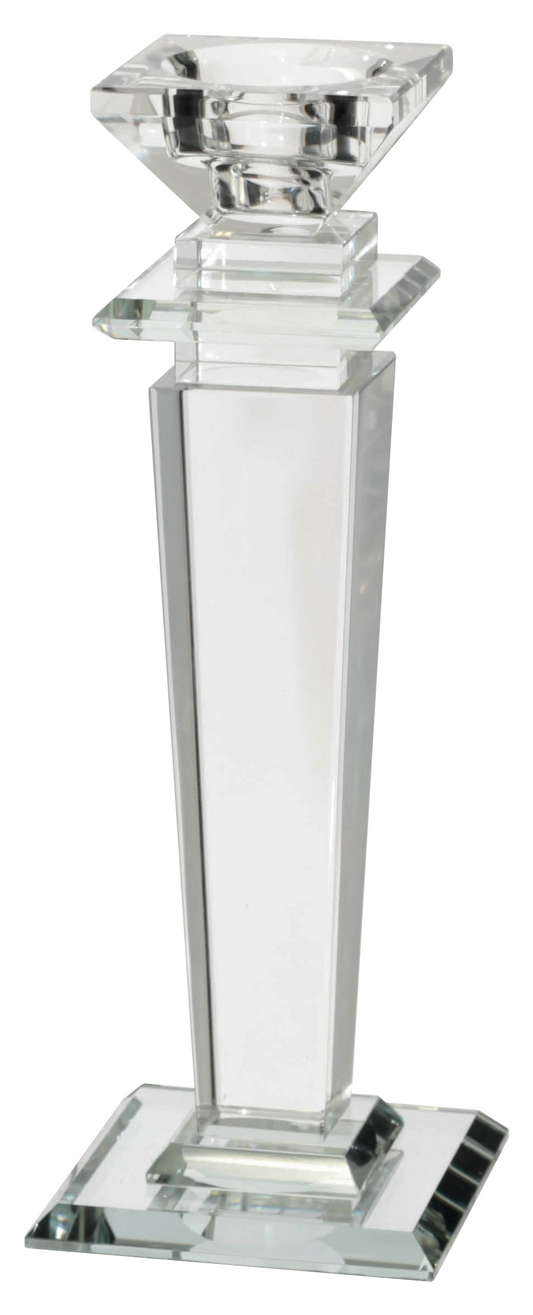 AMLO CRYSTAL CANDLE STICK 22CM