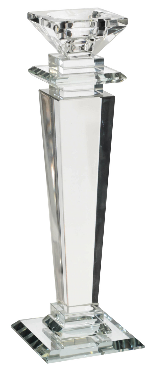 AMLO CRYSTAL CANDLE STICK 26CM